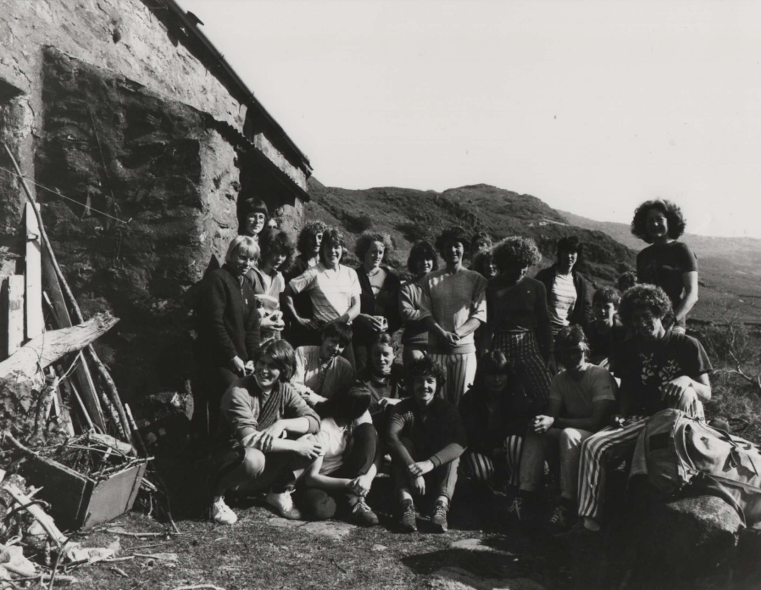 UK and international climbers, 1984 Women's International Climbing Meet