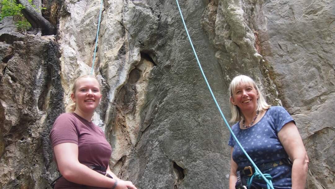 Rhona Lampard and daughter, Crazy Horse, Thailand