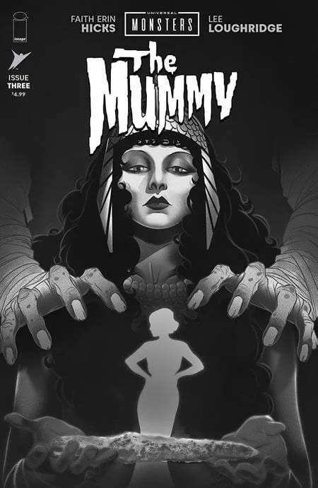Universal Monsters The Mummy #3 - 1:25 Limited - Sweeney Boo Variant   Sweeney Boo