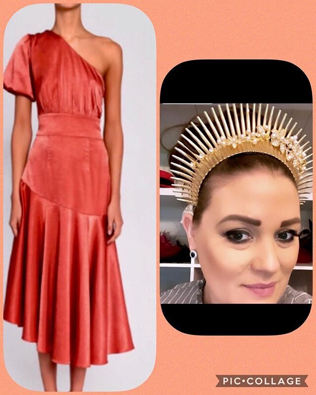 A little style inspiration for any occasion🎉  Dress:dressmeuprentals.  Headpiece:Available from @jennifershatemporium.  Designed by @paulagannon_design Dressing up doesn&rsquo;t have to be expensive #irishdesign #goldcrown #greekgoddess #styleinspir