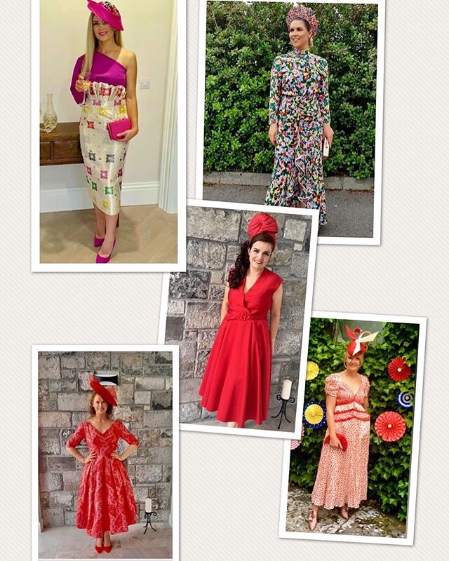 Here&rsquo;s some of our rental dresses that were worn over the weekend for the @evokedotie virtual ladies day 🌸Dressing up doesn&rsquo;t have to cost a fortune when you can rent your dress instead #whybuynew #whybuywhenyoucanrent #dressrental #save