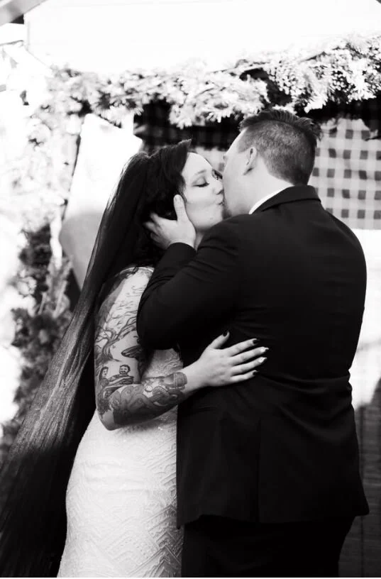 first kiss B&W.JPG