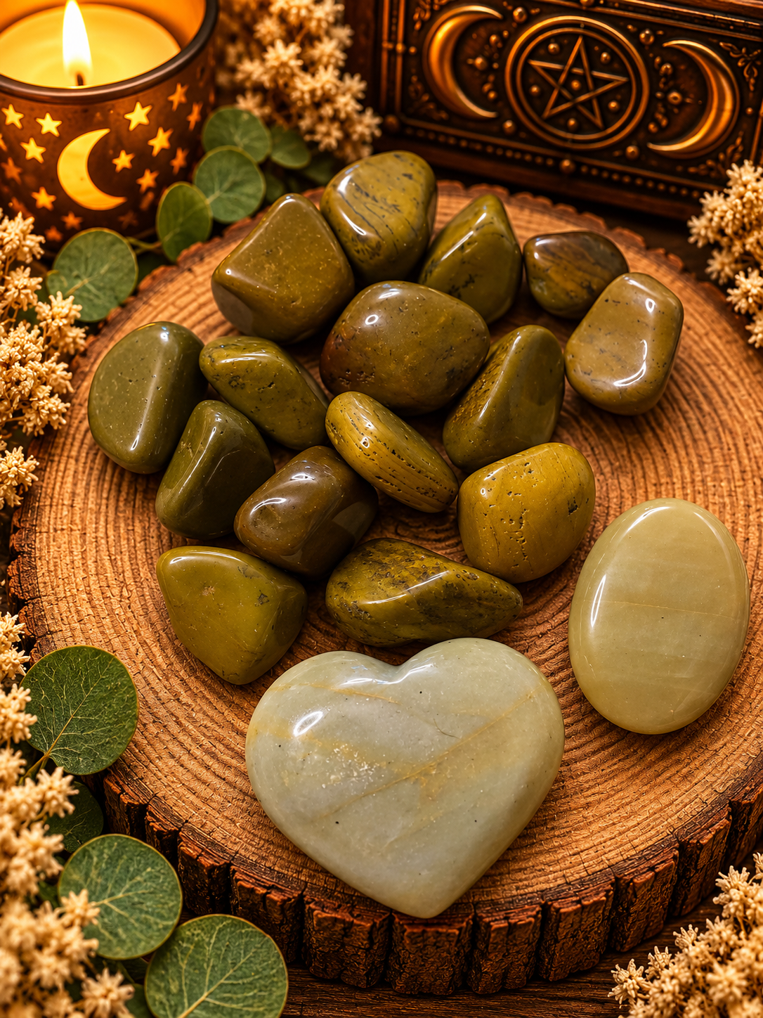 Olive Crystal Altar Still Life.png