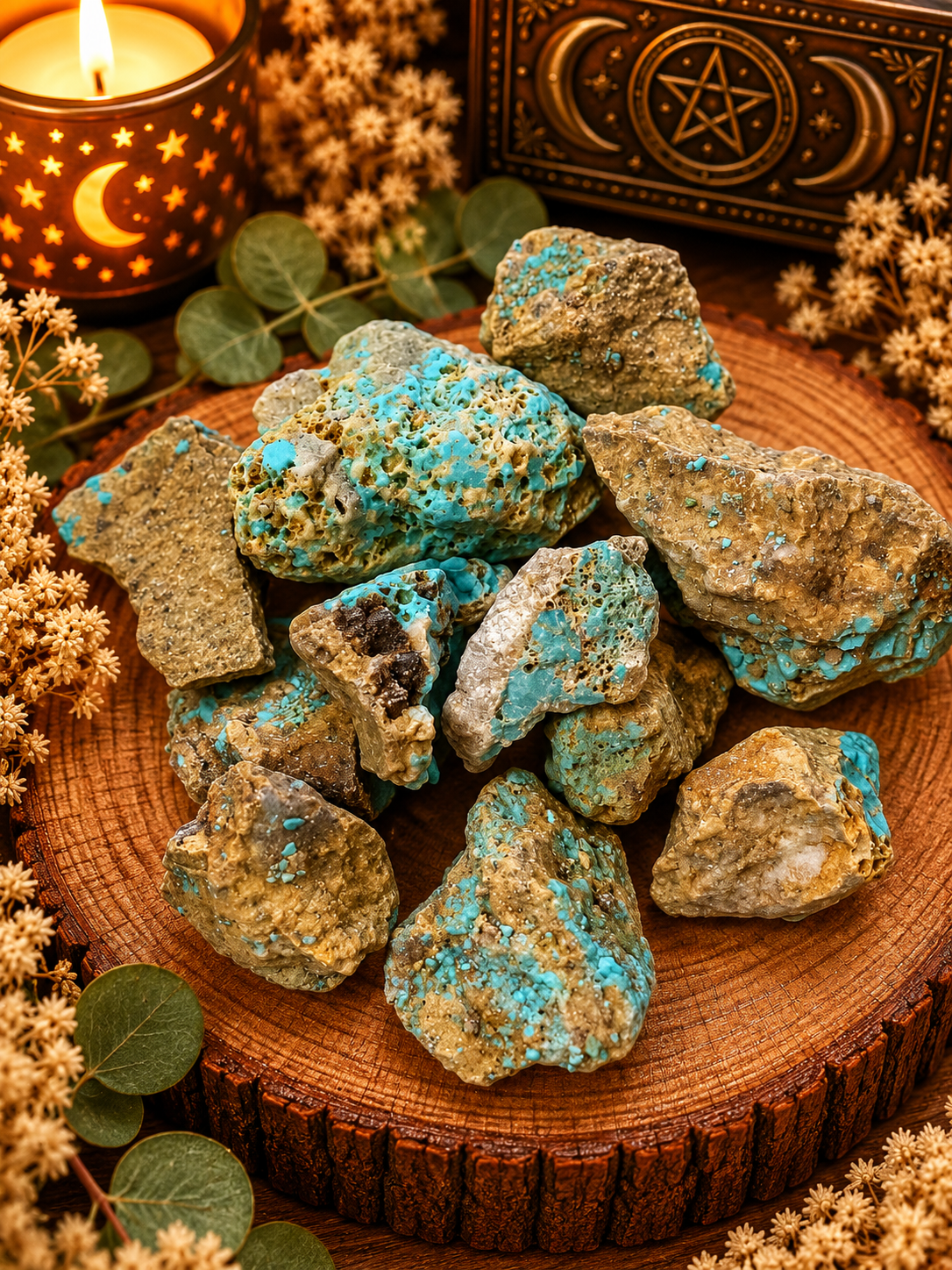 Mystical Turquoise Crystal Altar.png