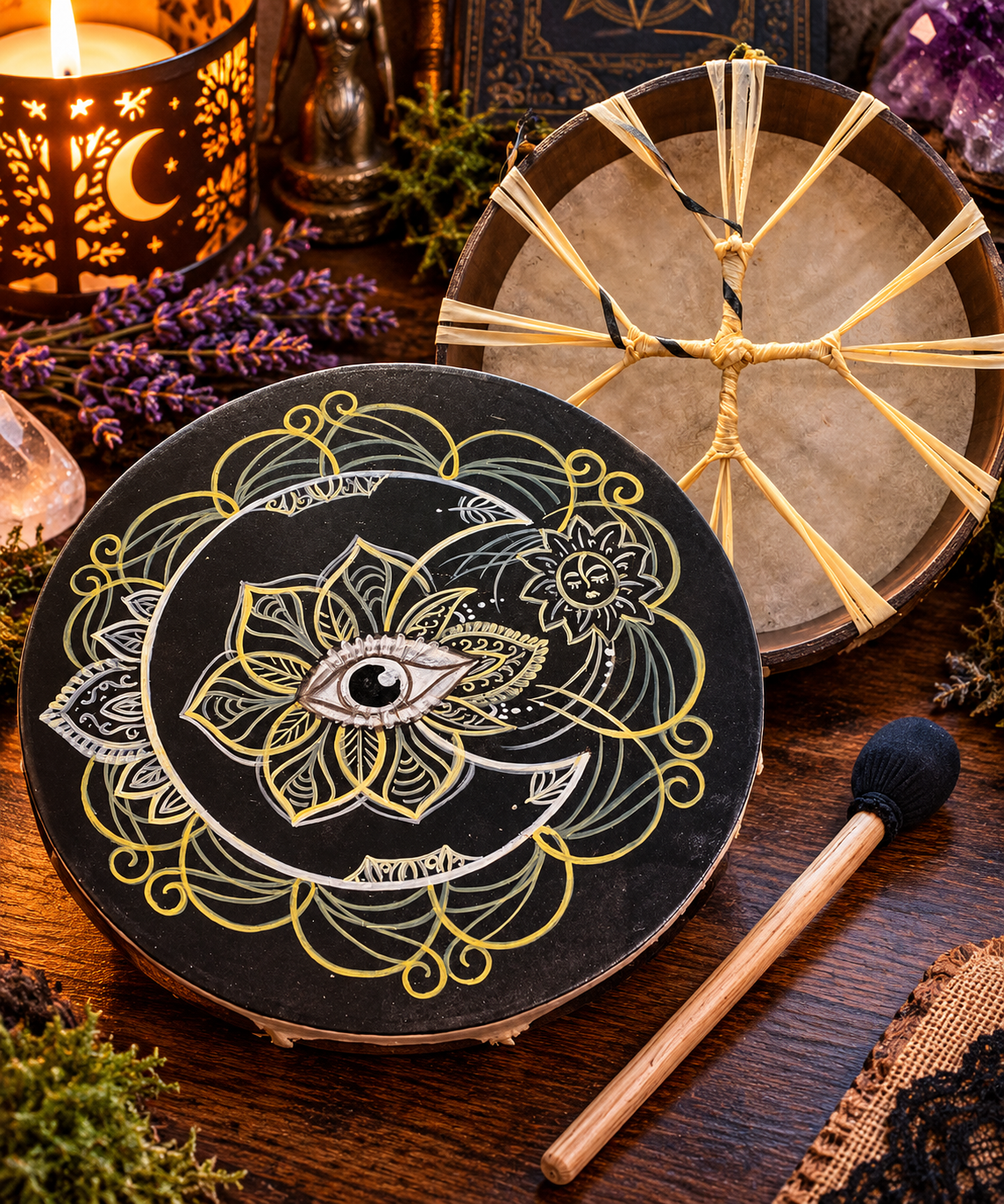 Mystical Mandala Drum Altar.png