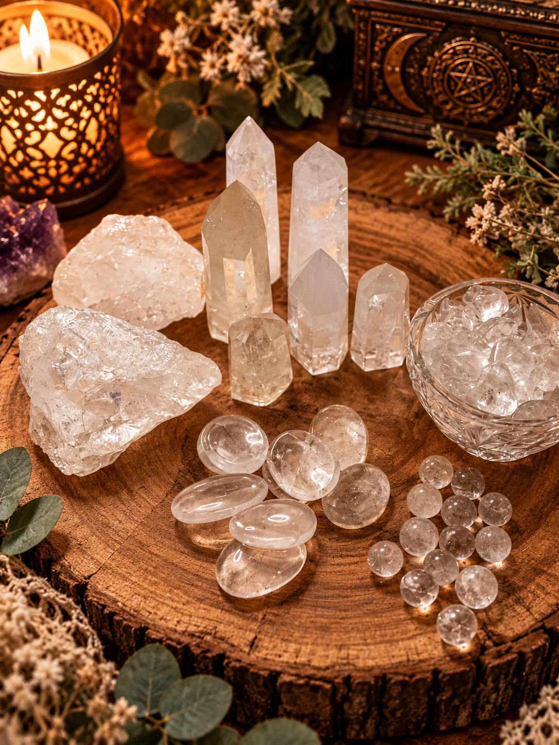 Mystical Quartz Altar on Wood.png