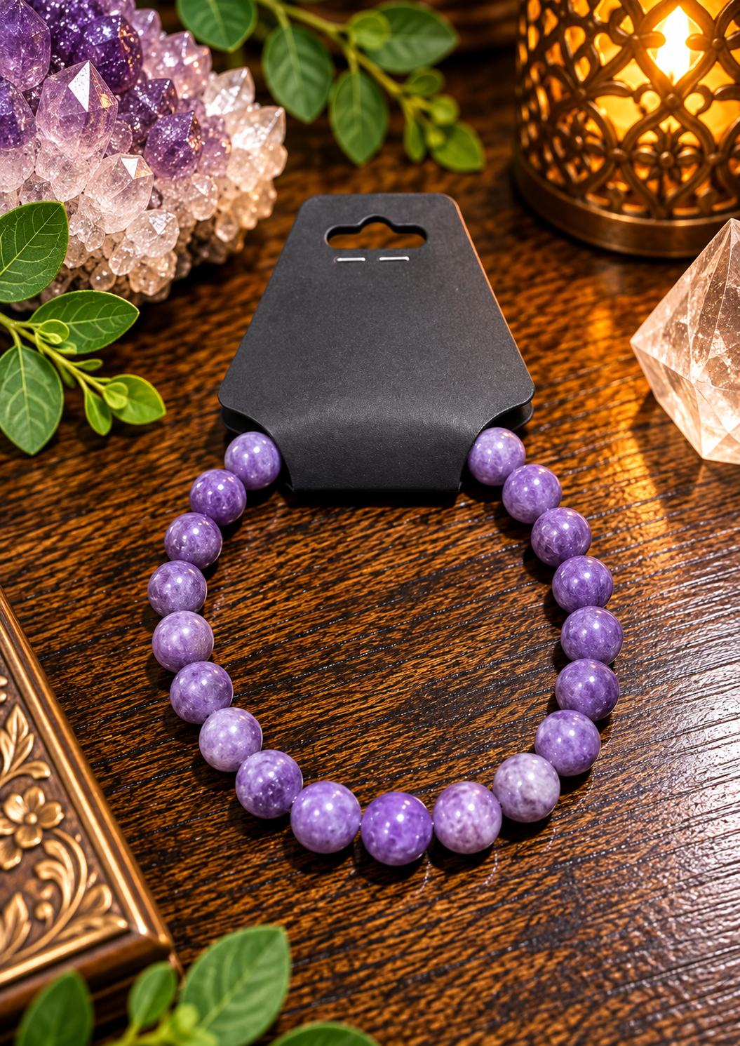 Lavender Gemstone Bracelet Still Life.png