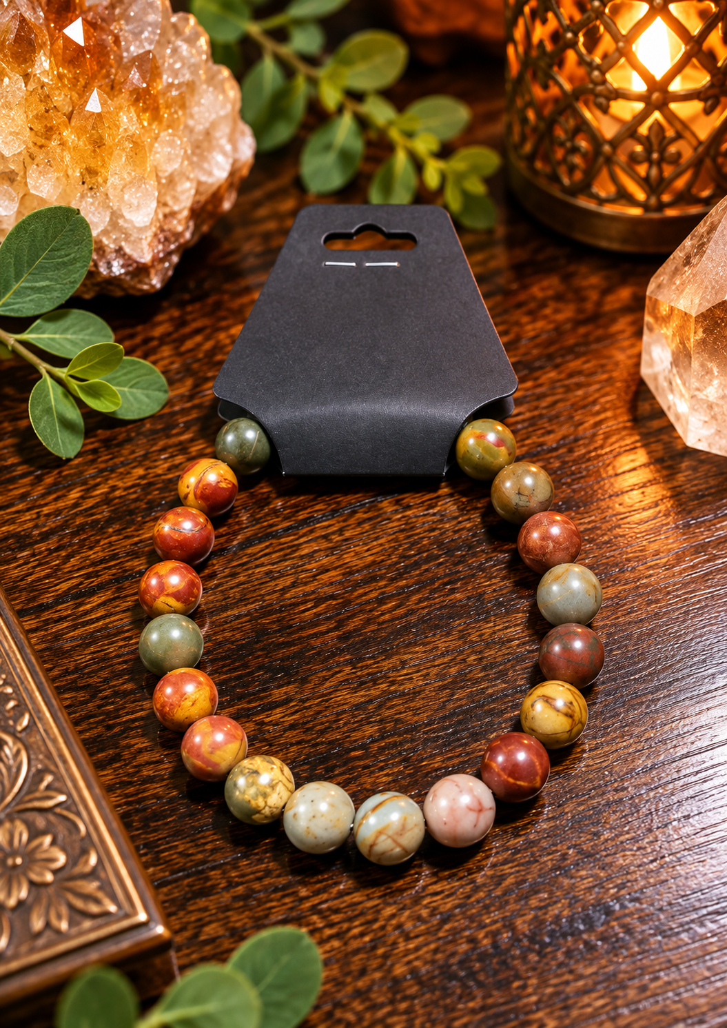 Jasper Gemstone Bracelet Display.png