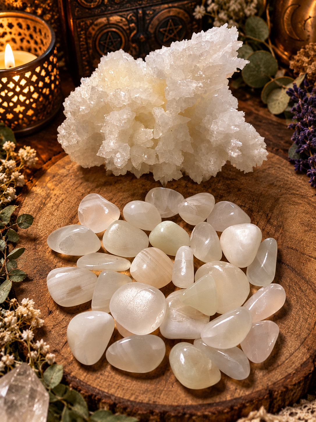 Candlelit Quartz Altar Display.png