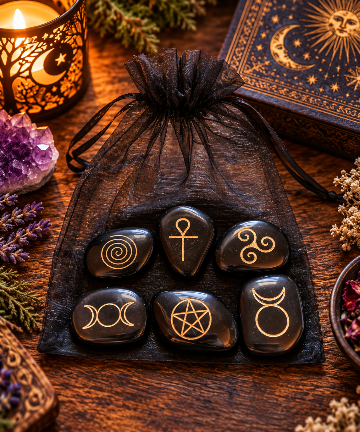 Obsidian Sacred Symbol Set