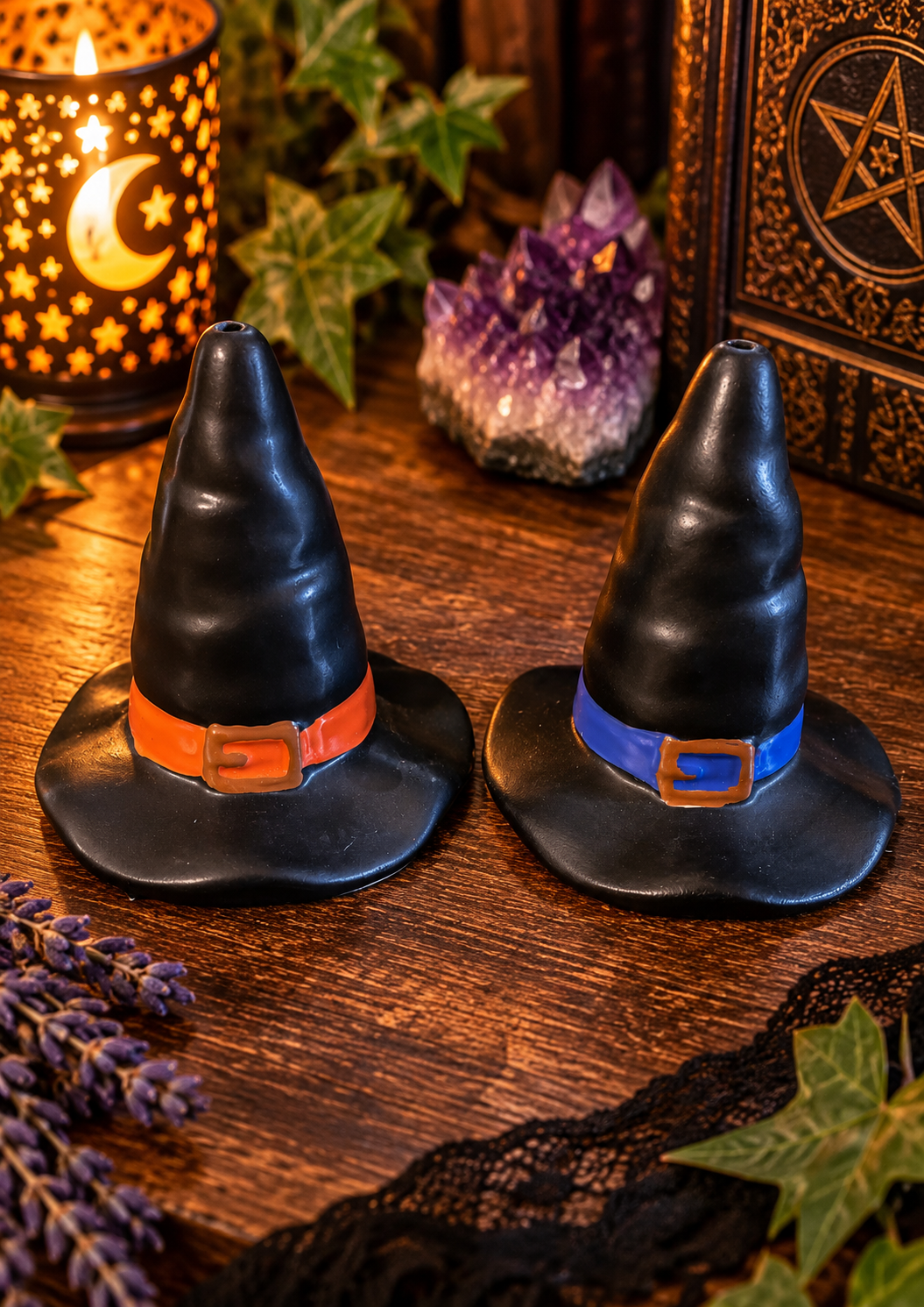 Twin Witch Hats in Candlelit Enchantment.png