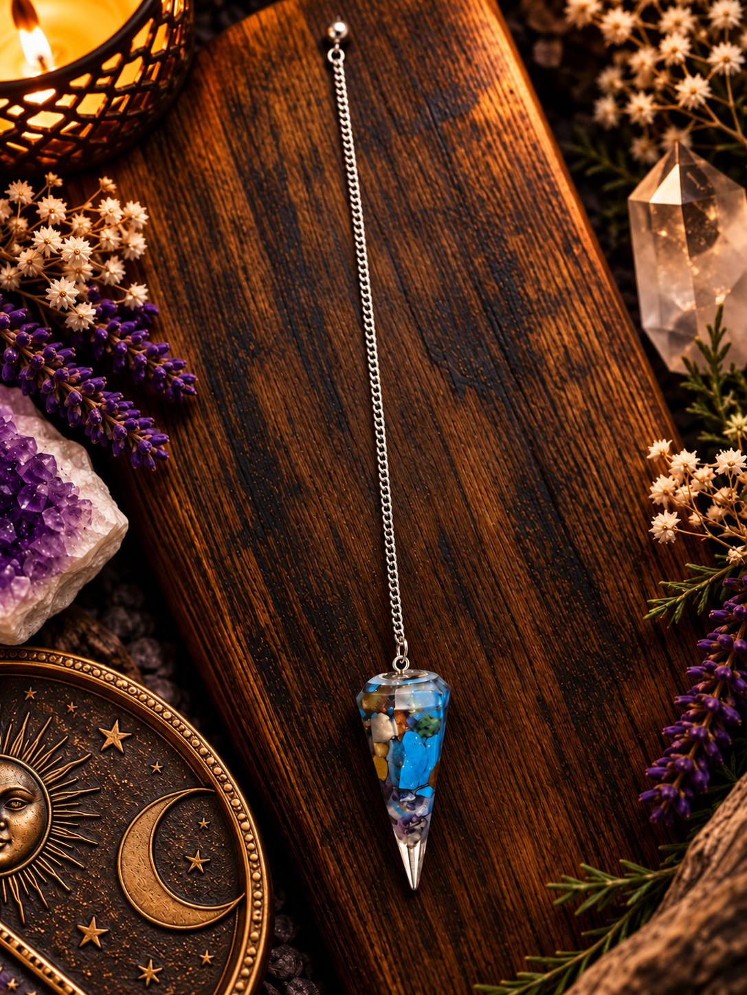 Mystical Crystal Pendulum Flatlay.png