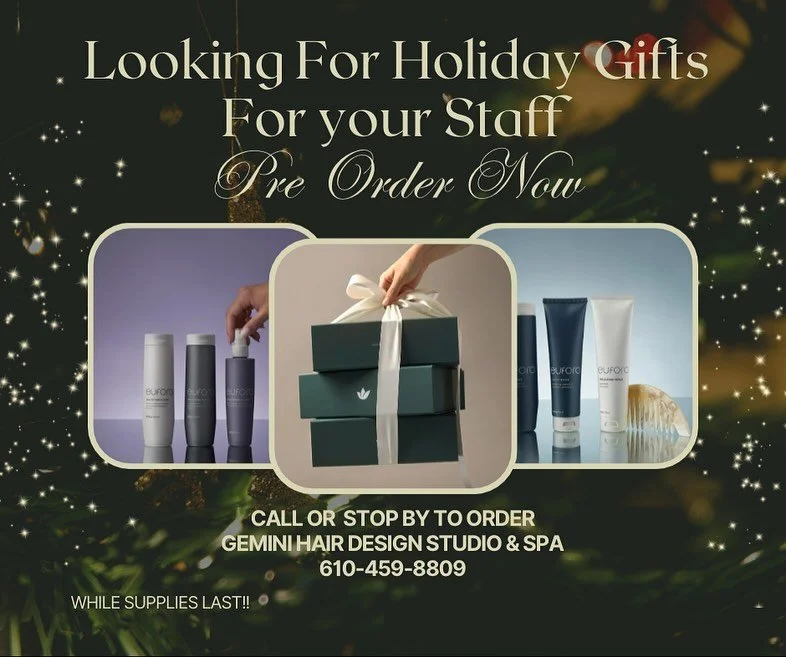 Shop early for your staff, friends or family. We can pre-order any of these items and have them ready for you in time for the holidays. They won’t be disappointed! π