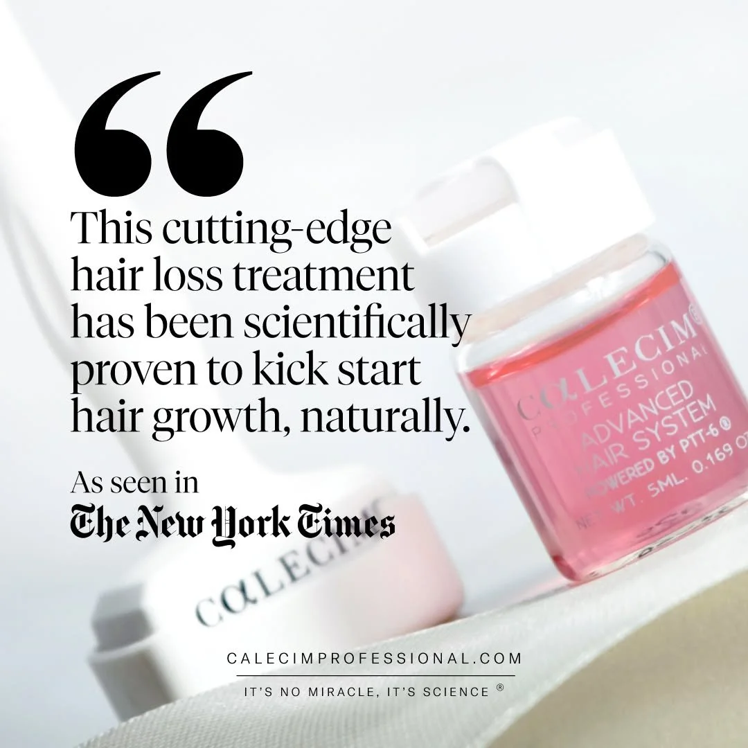 Calecim is our 6-12 week treatment that will kick start hair regrowth!