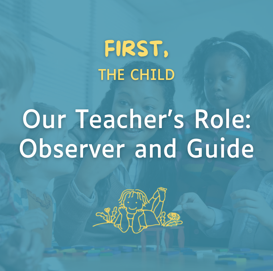 Our Teacher’s Role: Observer and Guide