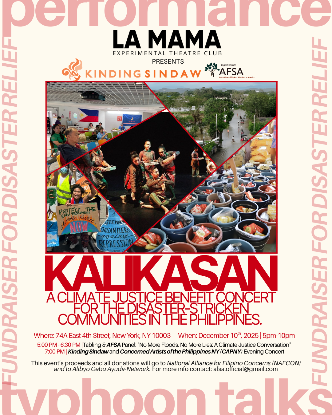 KALIKASAN A Climate Justice Concert for the Disaster-Stricken Communities in the Philippines. 