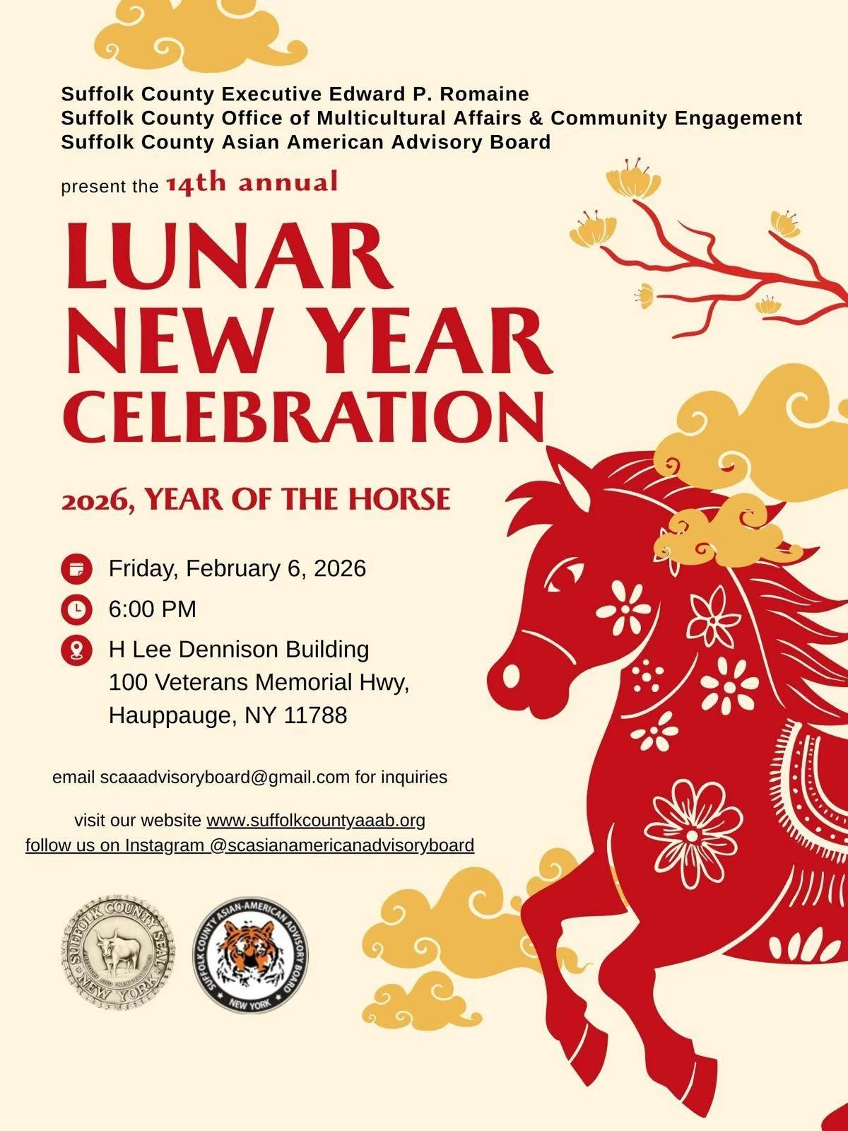Lunar New Year Celebration with Suffolk County