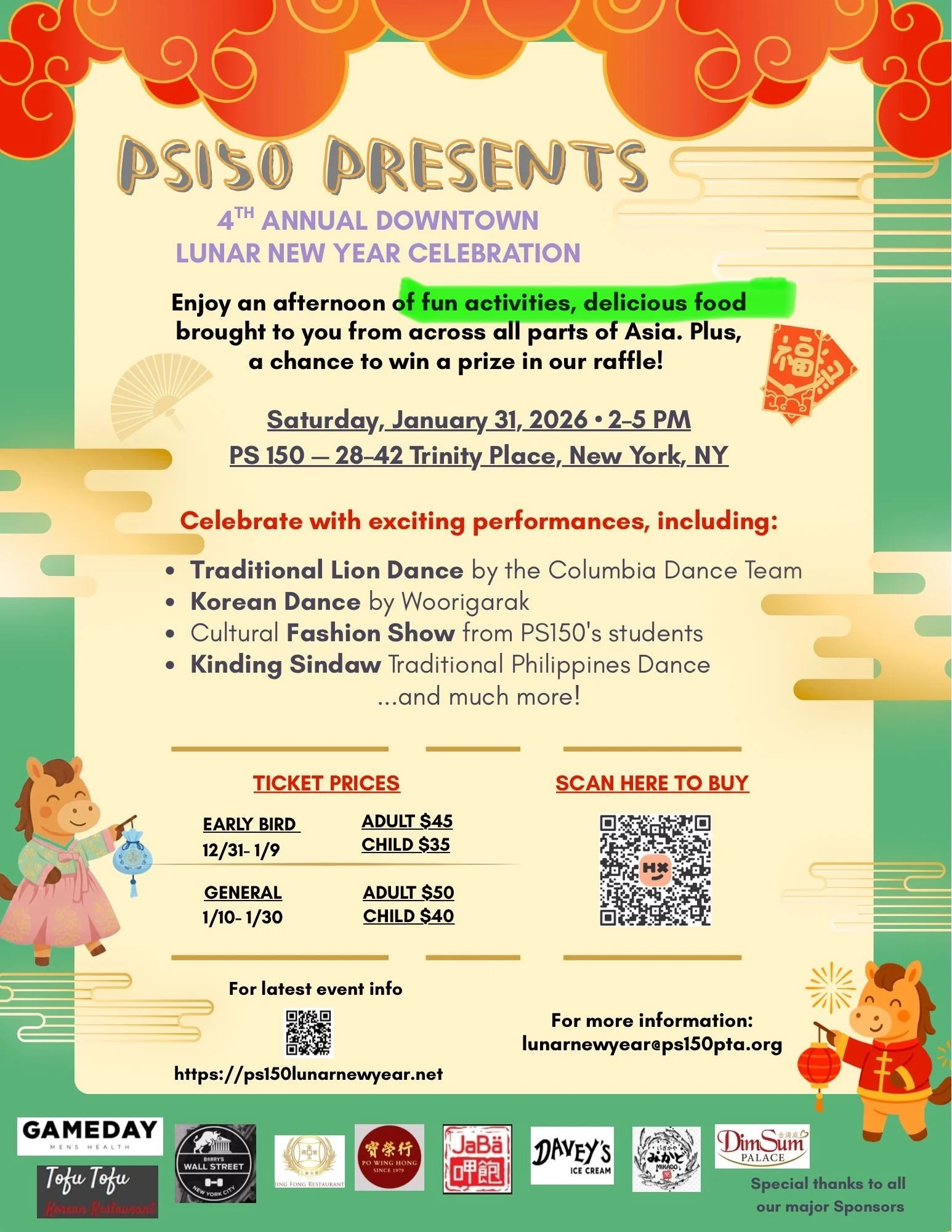 PS 150 Lunar New Year Celebration