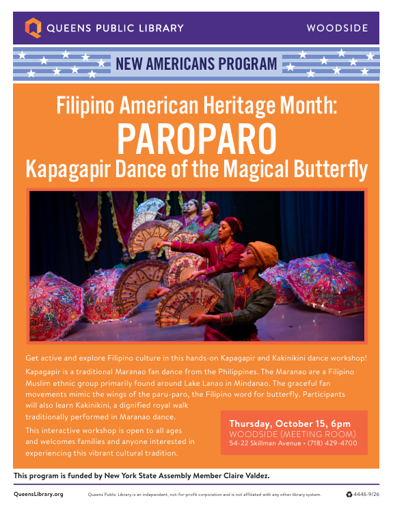 QPL Woodside - Filipino American Heritage Month