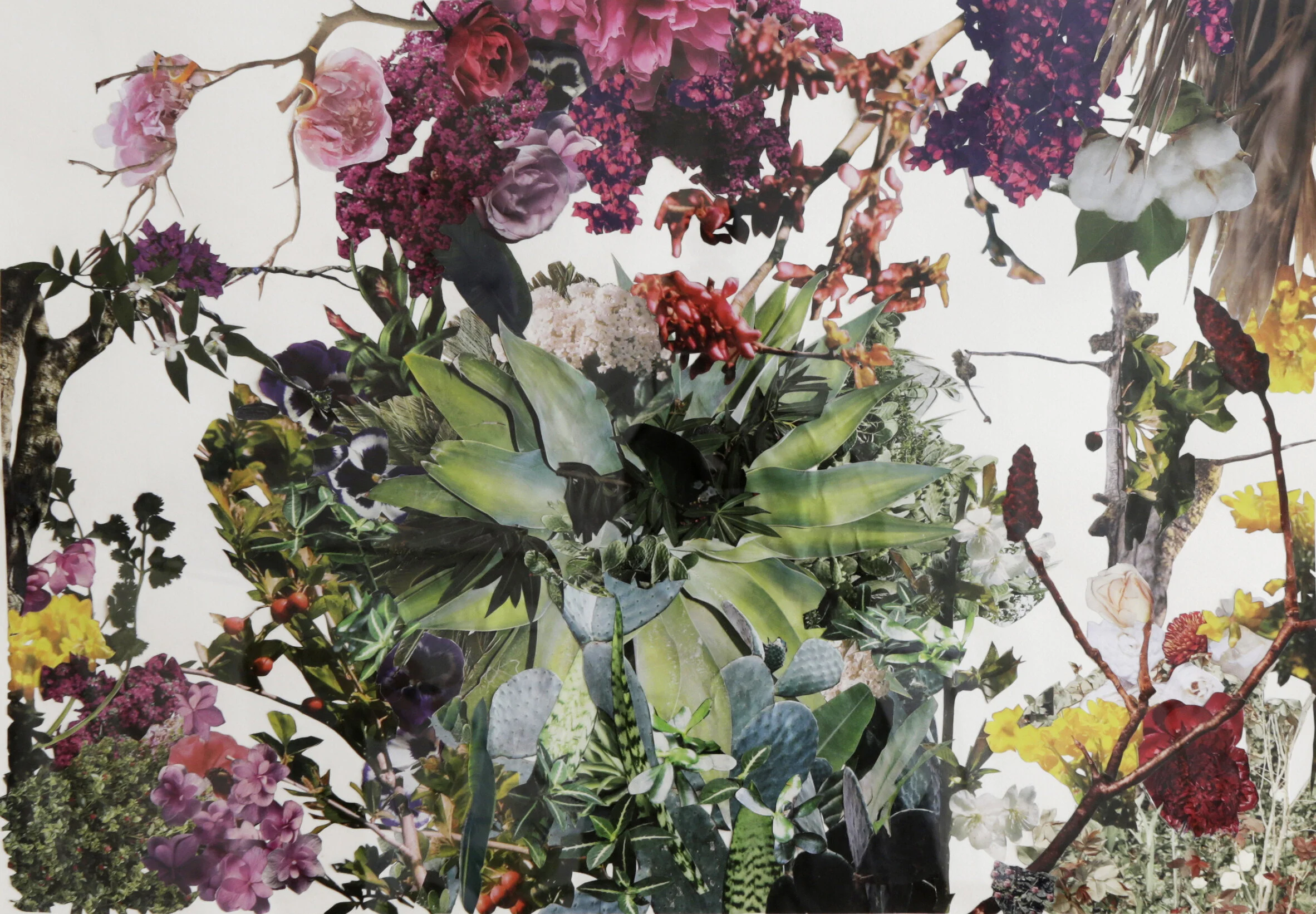 It’s Up to You Now collage on Arches 120 GSM with periodicals and magazine by Julie Eisenberg Pitman