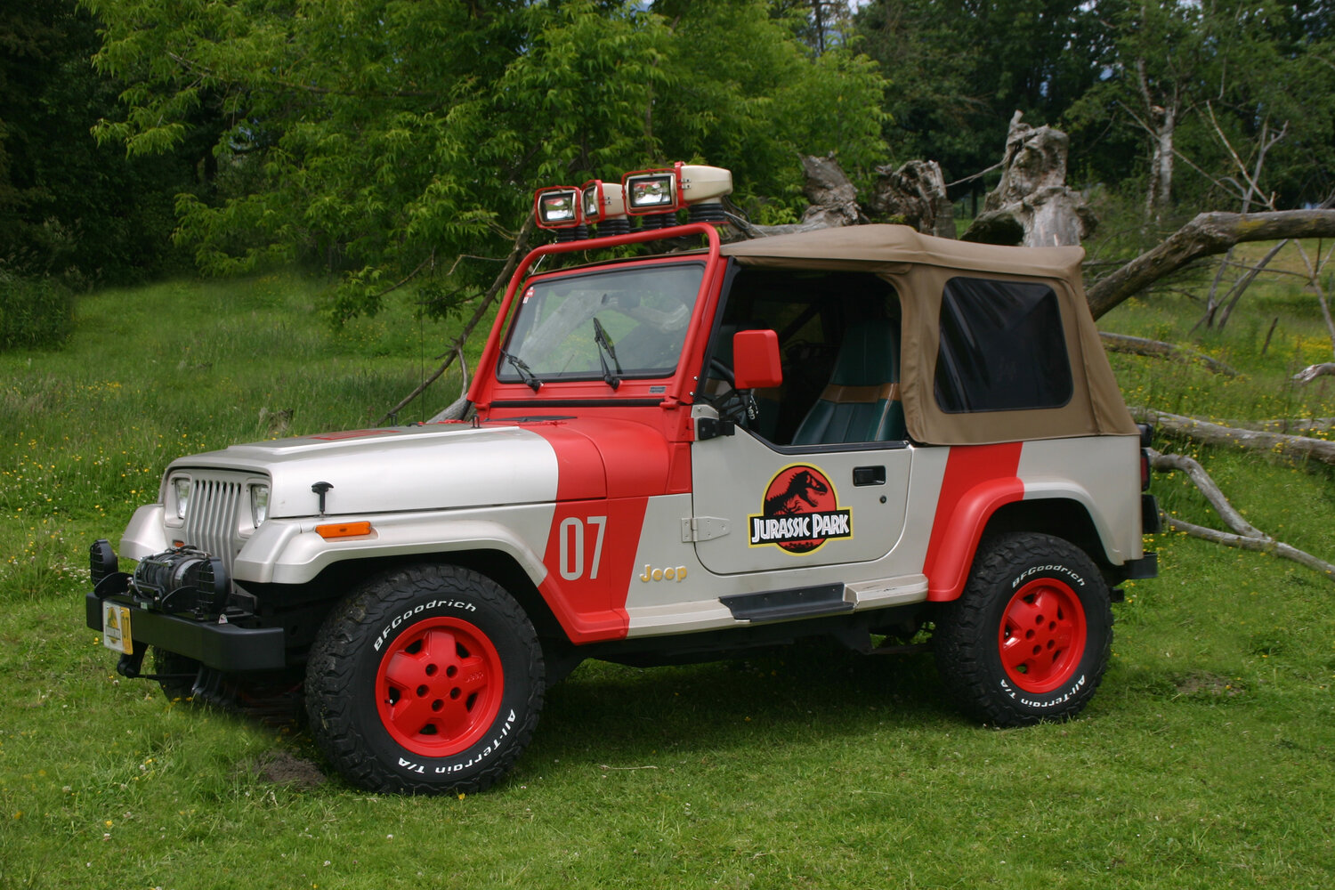 Jurassic Park Jeep — British Columbia DeLorean