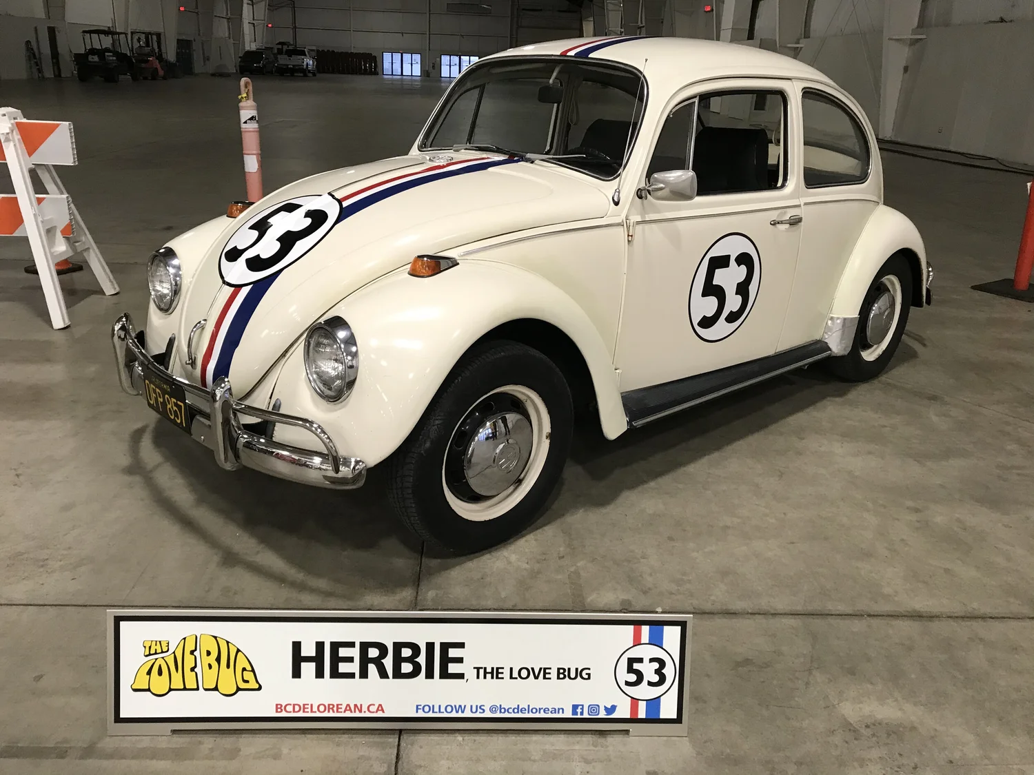Herbie, The Love Bug — British Columbia DeLorean
