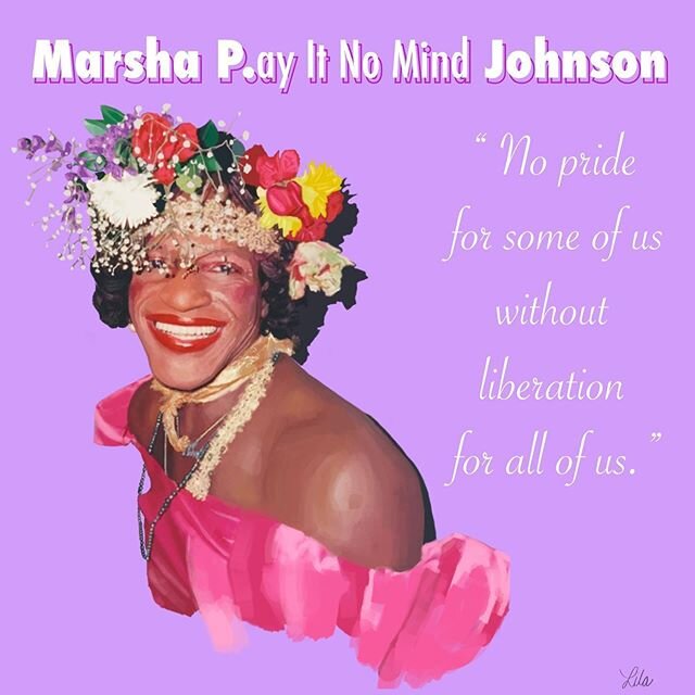 in honor of pride month and Trans WOC visibility, our vanguards of a movement, I was wondering if anyone would be interested in a Marsha print, t-shirt, tote, mug, etc. with the proceeds donated to the Marsha P. Johnson foundation? 
I didn&rsquo;t fo