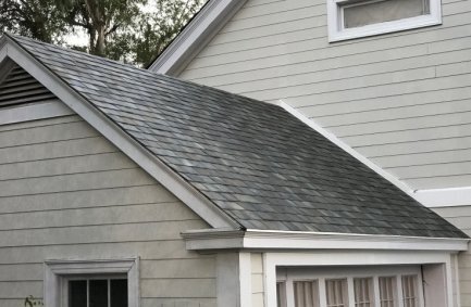 Tesla modern solar roof tiles