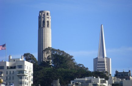 San Francisco’s landmark Transamerica Pyramid Building co-designed by modern architect Gin D. Wong