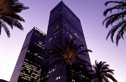 The Arco Tower in 1989 co-designed by modern architect Gin D. Wong