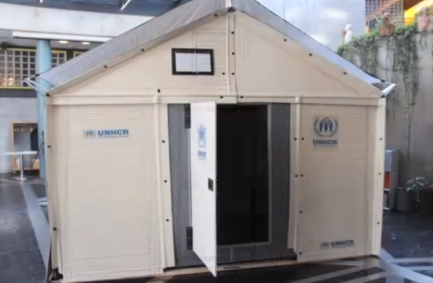 UNHCR and Ikea  flat-pack modern modular housing for refugees