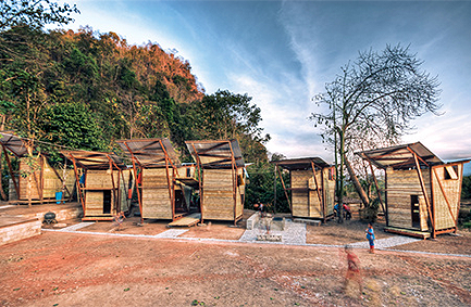 A housing project by Architecture for Humanity, a non-profit design services firm committed to building a more sustainable future through the power of professional design