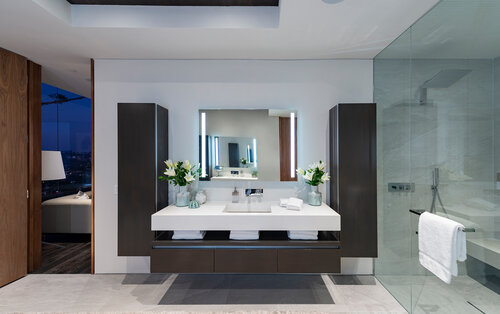Modern Master Suites Baths Whipple Russell Architects