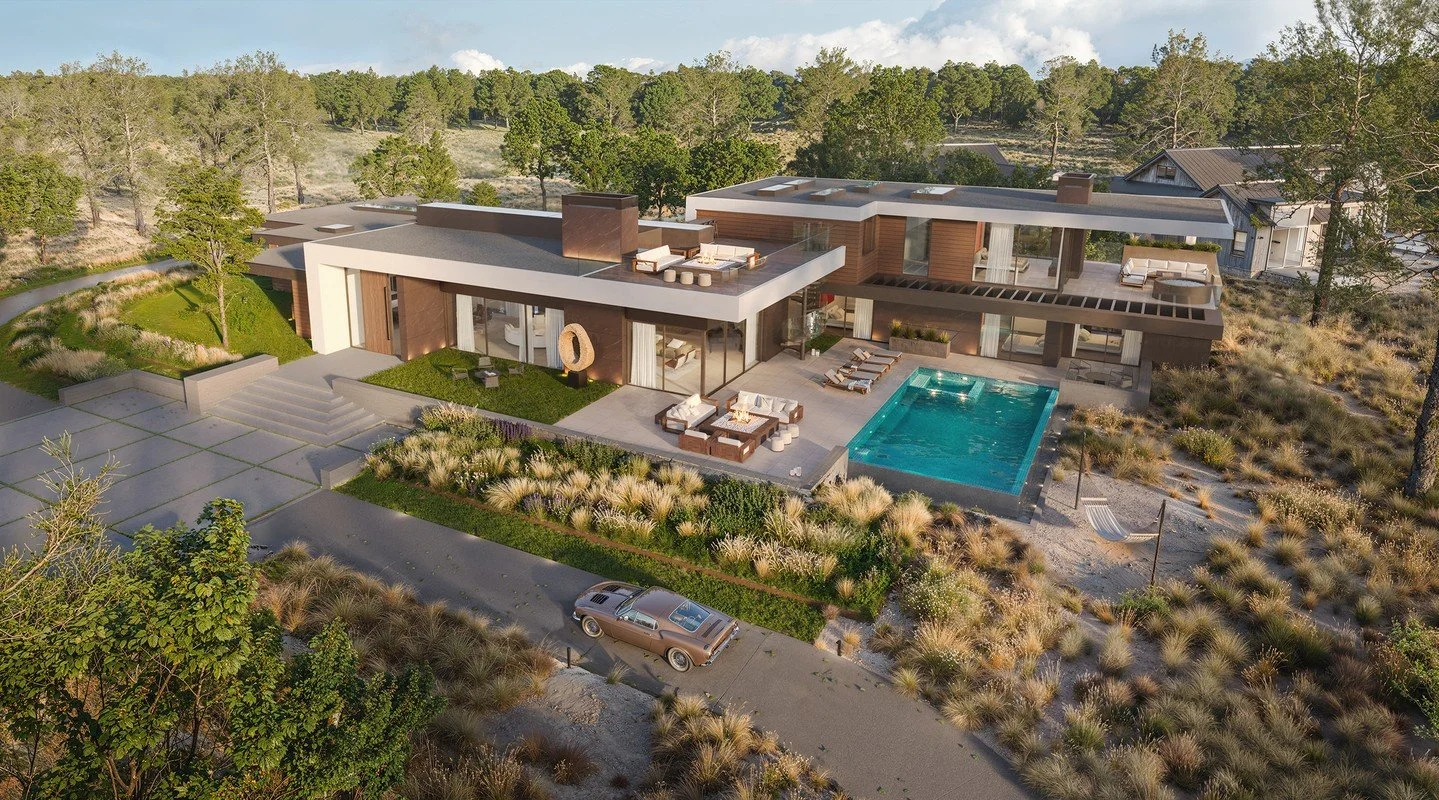 16 Glenhaven, a modern home in Reno, Nevada with indoor outdoor design and backyard pool.