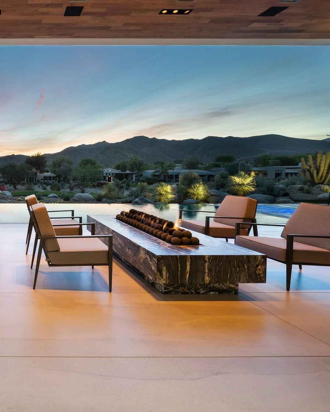 Luxury outdoor living at our Bighorn house in Palm Desert, California. Photo by @maccollum