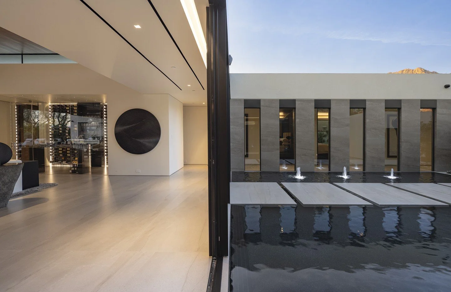 The seamless transitions from indoors to out, at our Bighorn house in Palm Desert, California. Photos by @maccollum