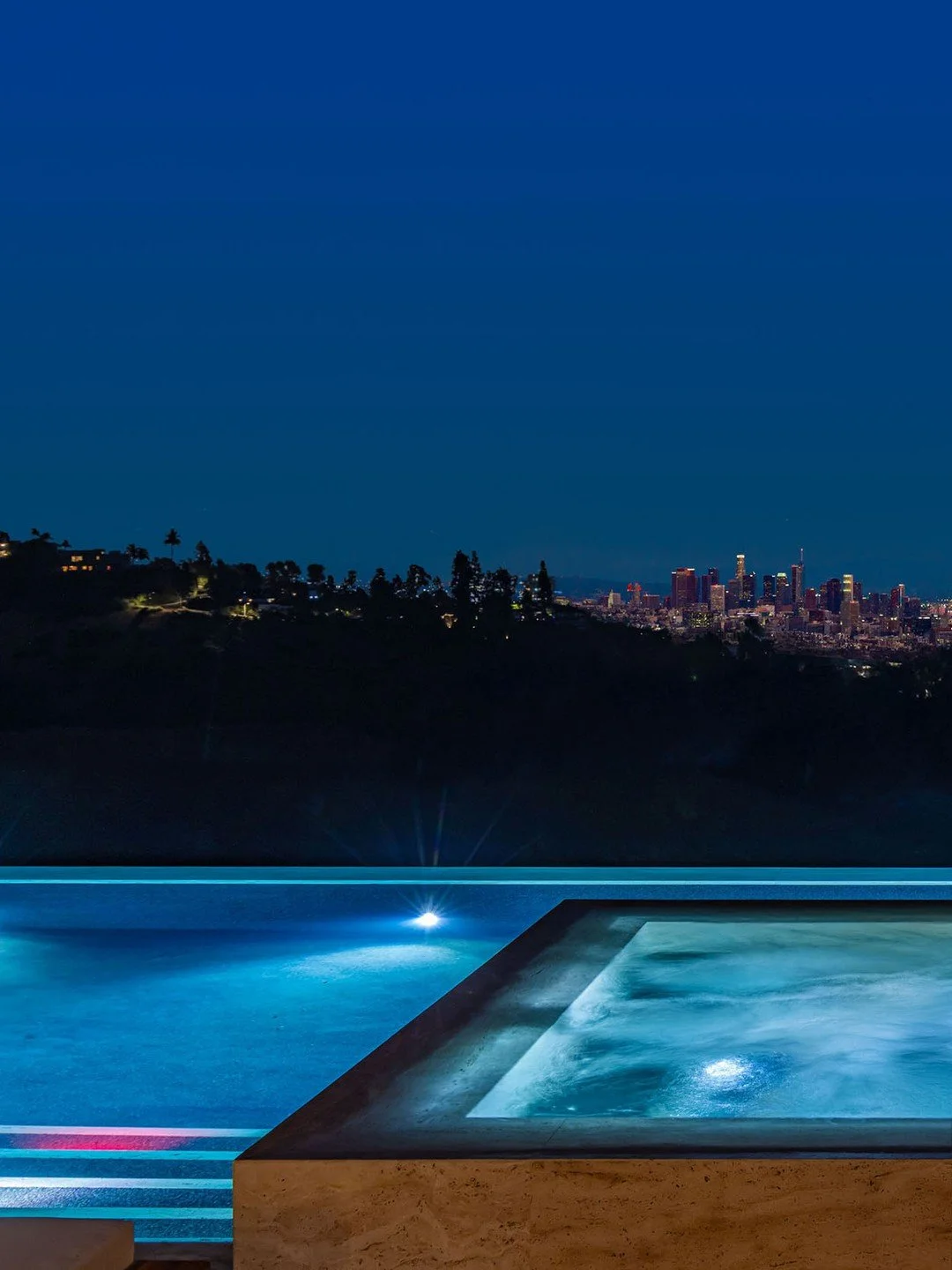 Modern design for luxury living at our Beverly Crest house in Beverly Hills. Photo by @berlynmedia