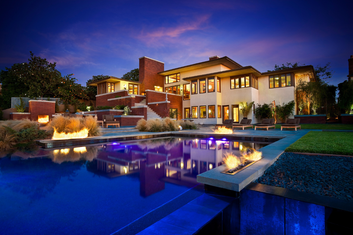 Buckskin Drive luxury modern Prairie Style Home with pool in Laguna Hills, California