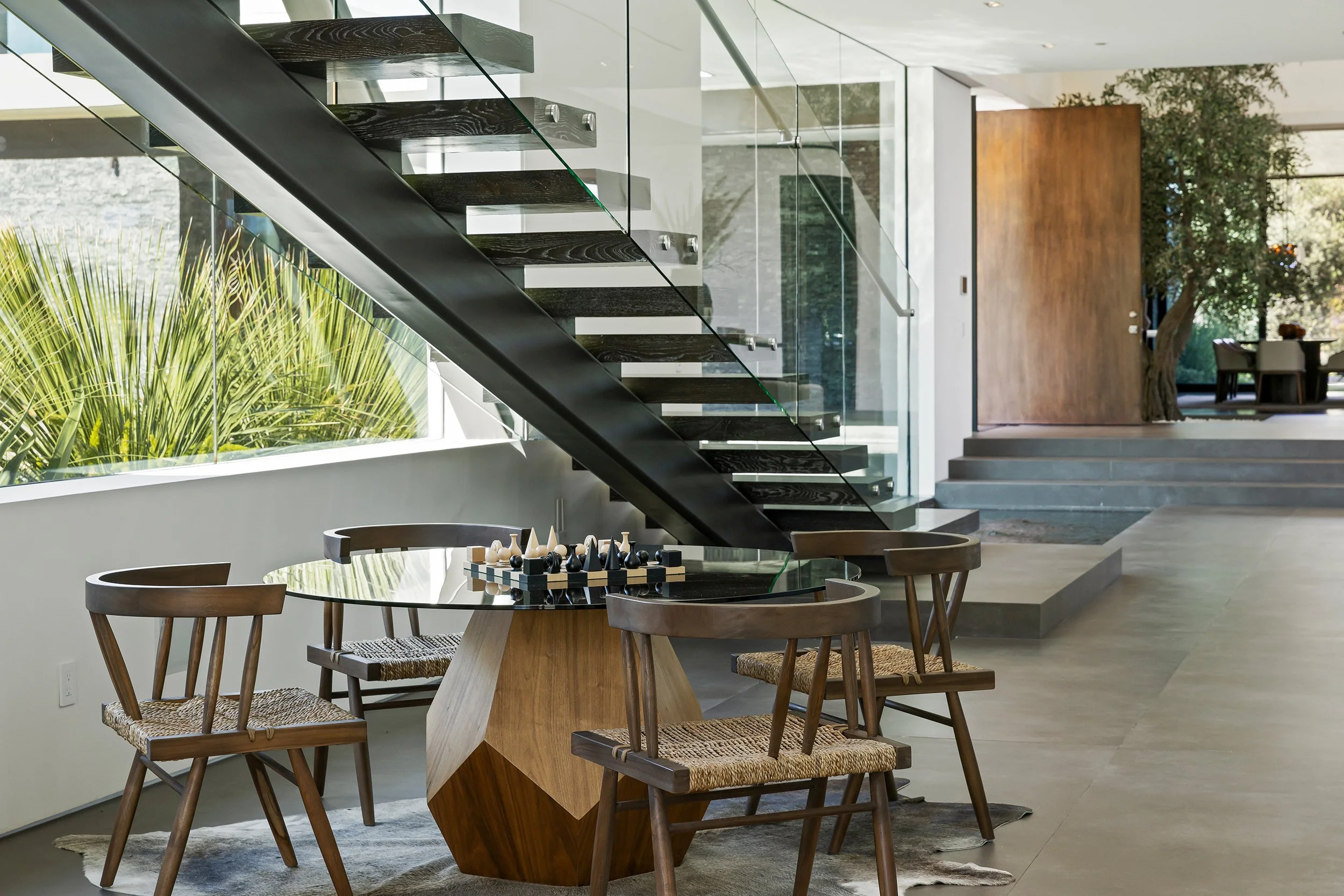 62-Benedict-Canyon-Beverly-Hills-Luxury-Modern-Home-Open-Plan-Game-Room-Card Table.jpg