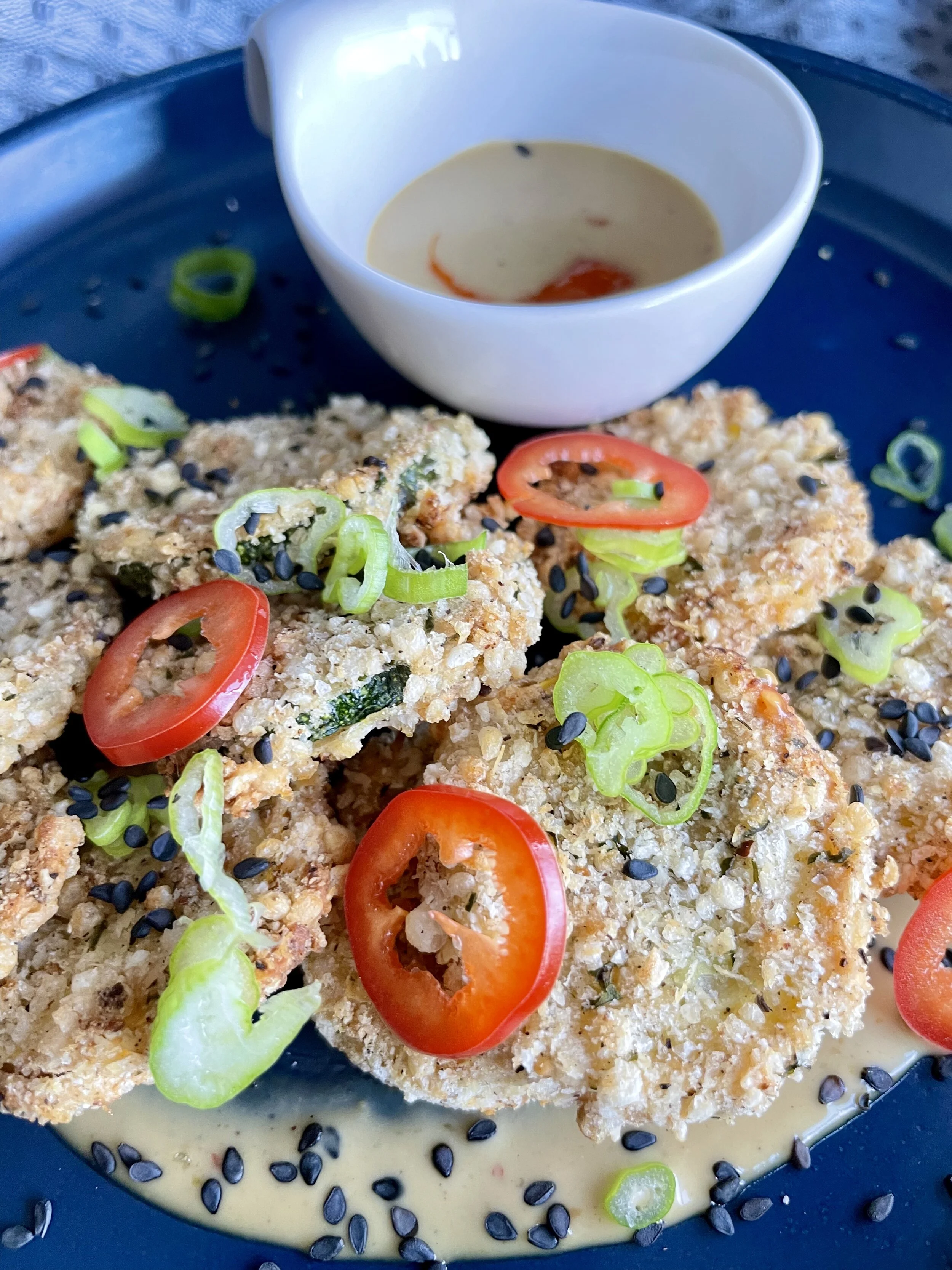 Zucchini Coins with UMAMI Crave the Fifth