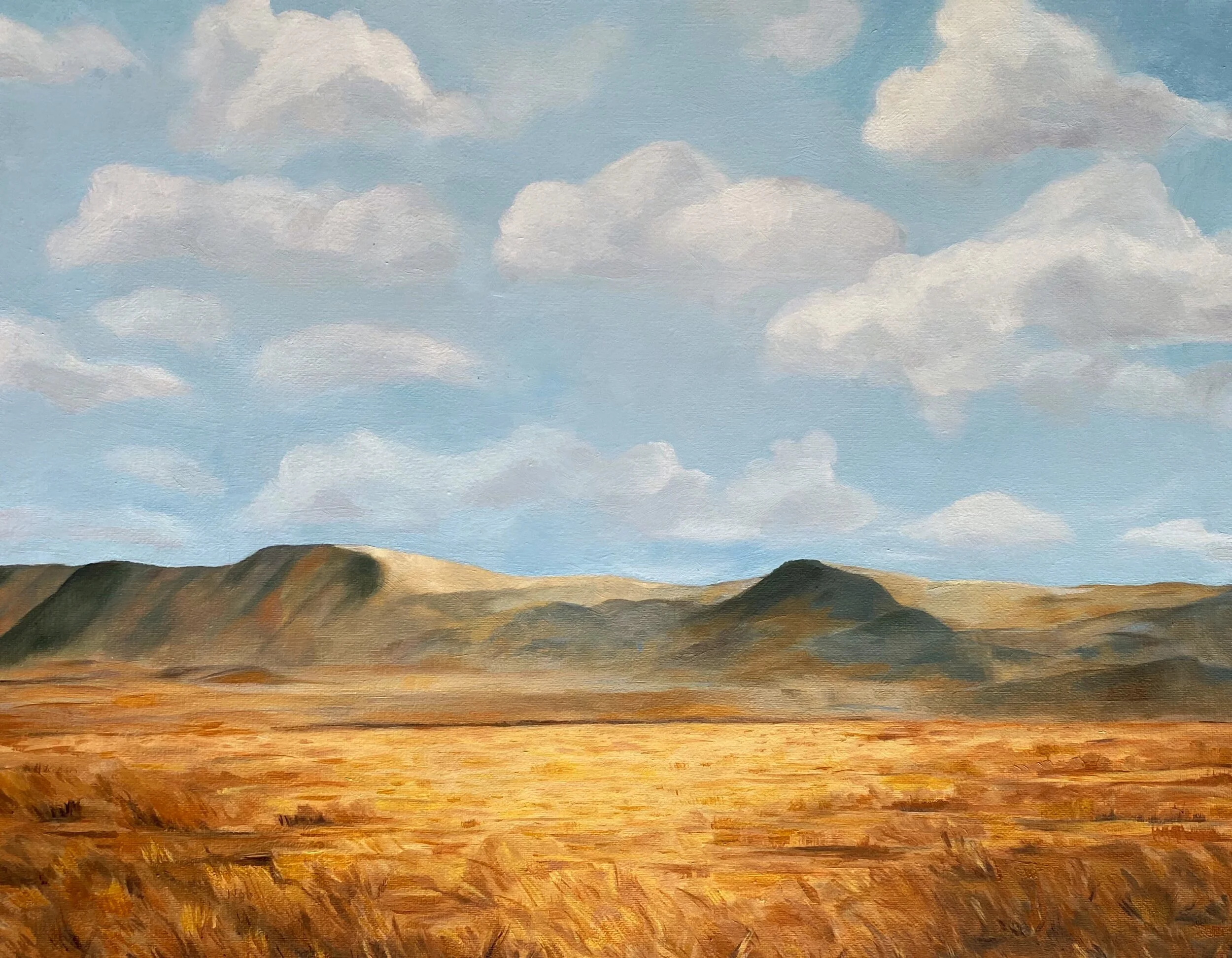 Drive to Walla Walla, 16x20”, Oil on Canvas, 2020