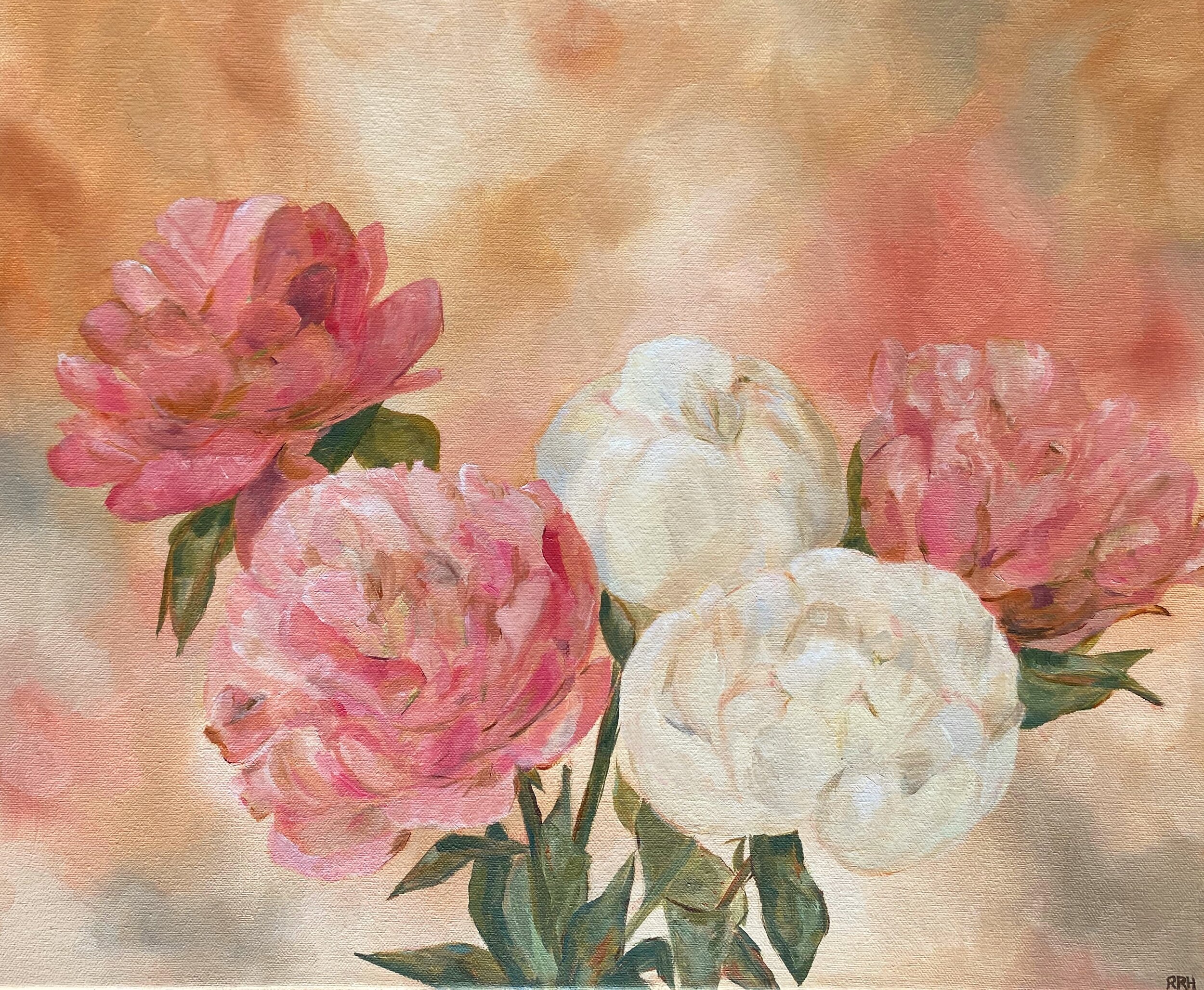 Peonies II, 16x20”, Oil on Canvas, 2020. SOLD
