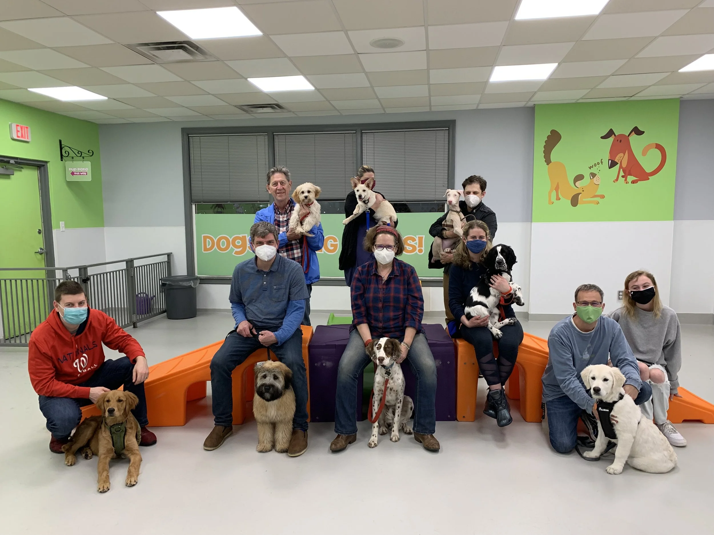 Puppy Socialization Graduates 2.22.2022