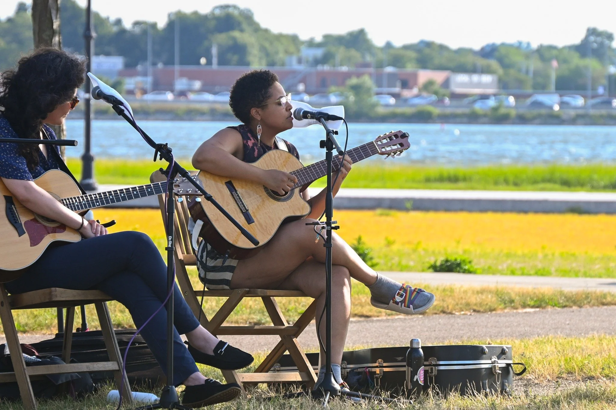 Thank you to Naomi Westwater for hosting a beautiful, educational, and windy Reclaiming Folk show on July 17th at Malibu Beach in Dorchester! Check out @naomiwestwater  for information on future Reclaiming Folk events, and click the link in our bio f
