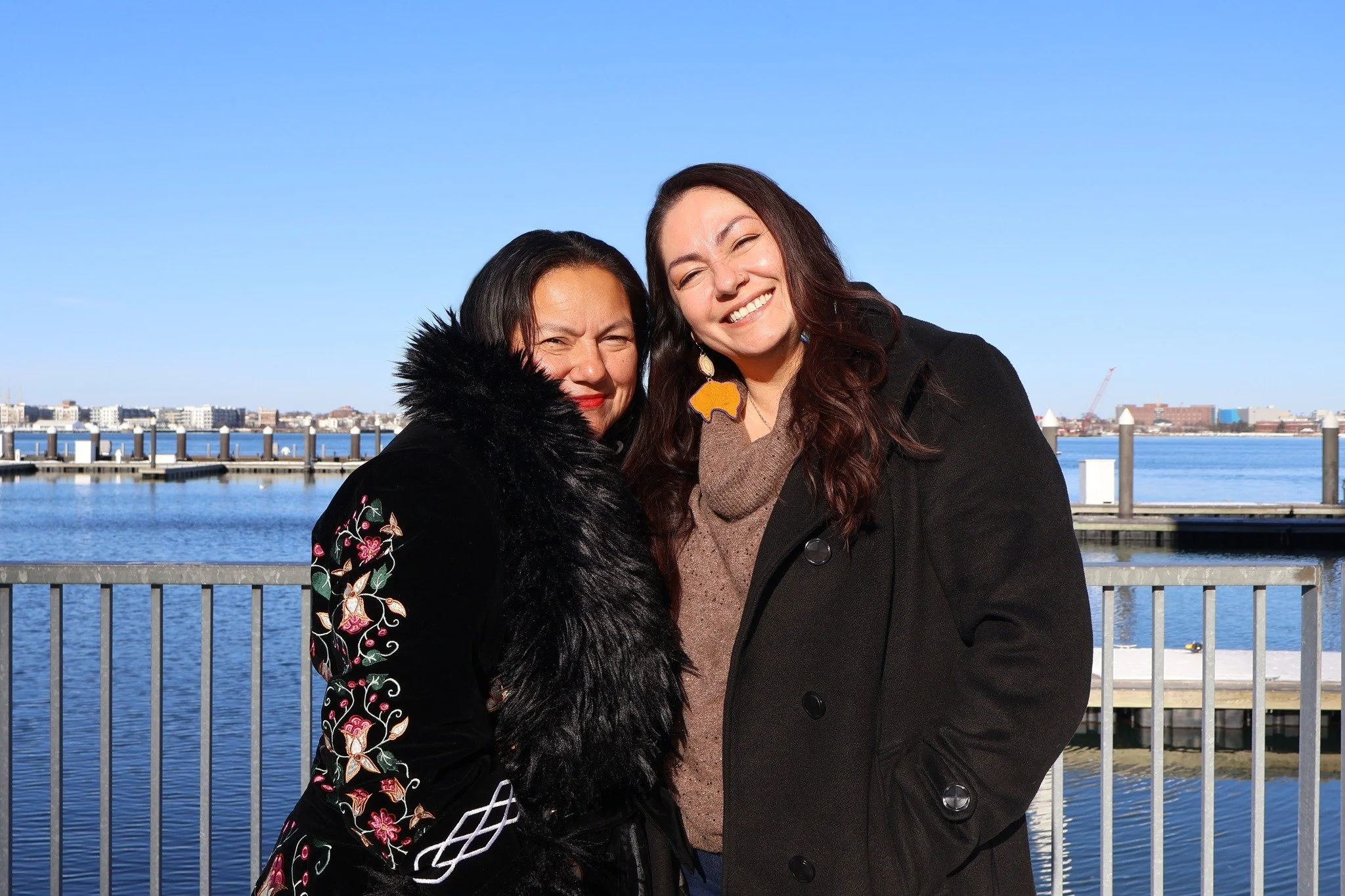 Since the beginning of our partnership with the North American Indian Center of Boston (NAICOB), Janelle Pocowatchit has been a consistent and deeply engaged member of the Save the Harbor community &mdash; whether on a Spectacle Island cruise, at a p