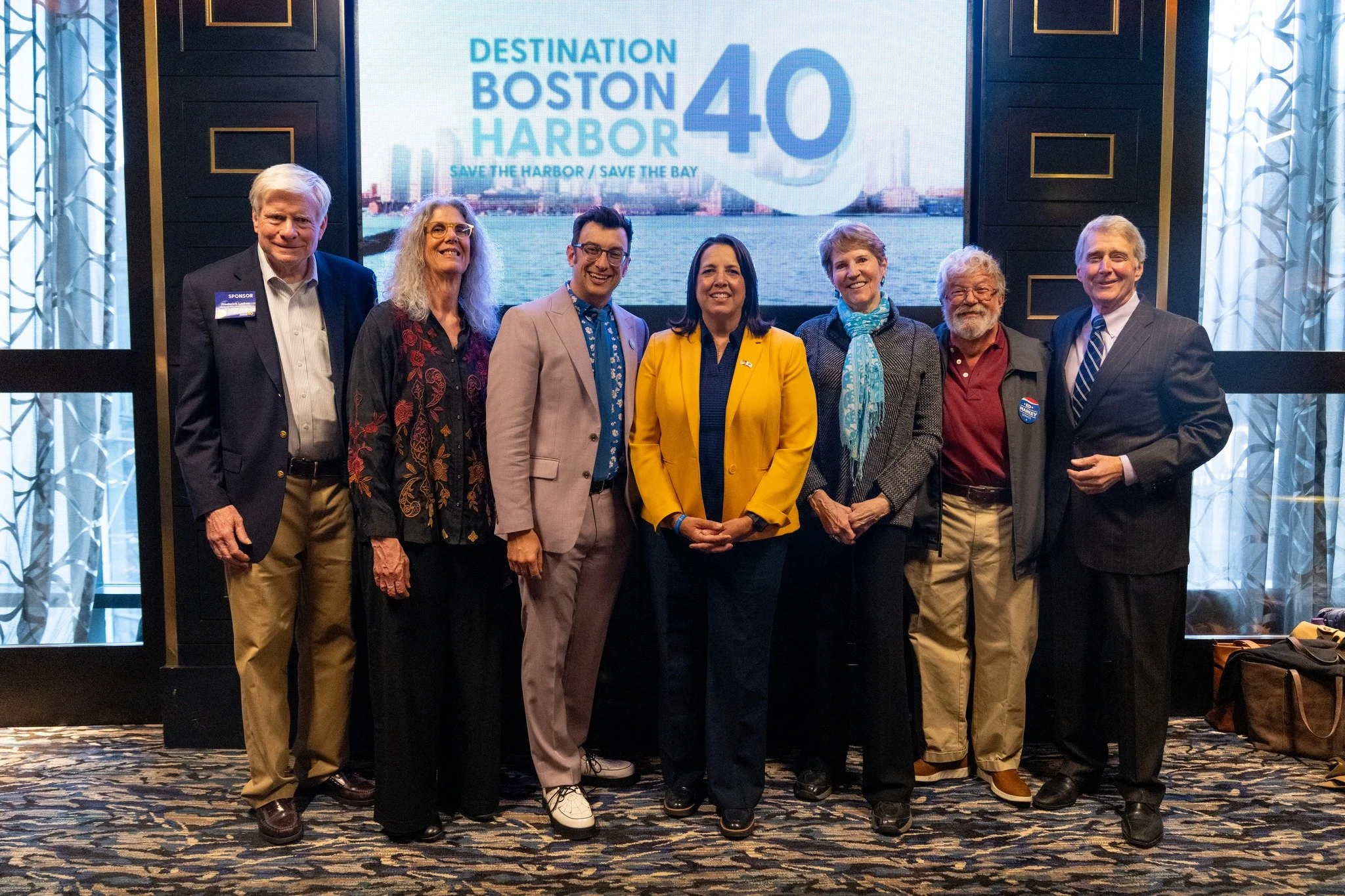 Last week at our Destination Harbor 40 Gala, we honored our Historic Heroes, the founders and former leaders who started it all. Their vision and dedication are what made the transformation of Boston Harbor possible.

Beth Nicholson, William B. Golde