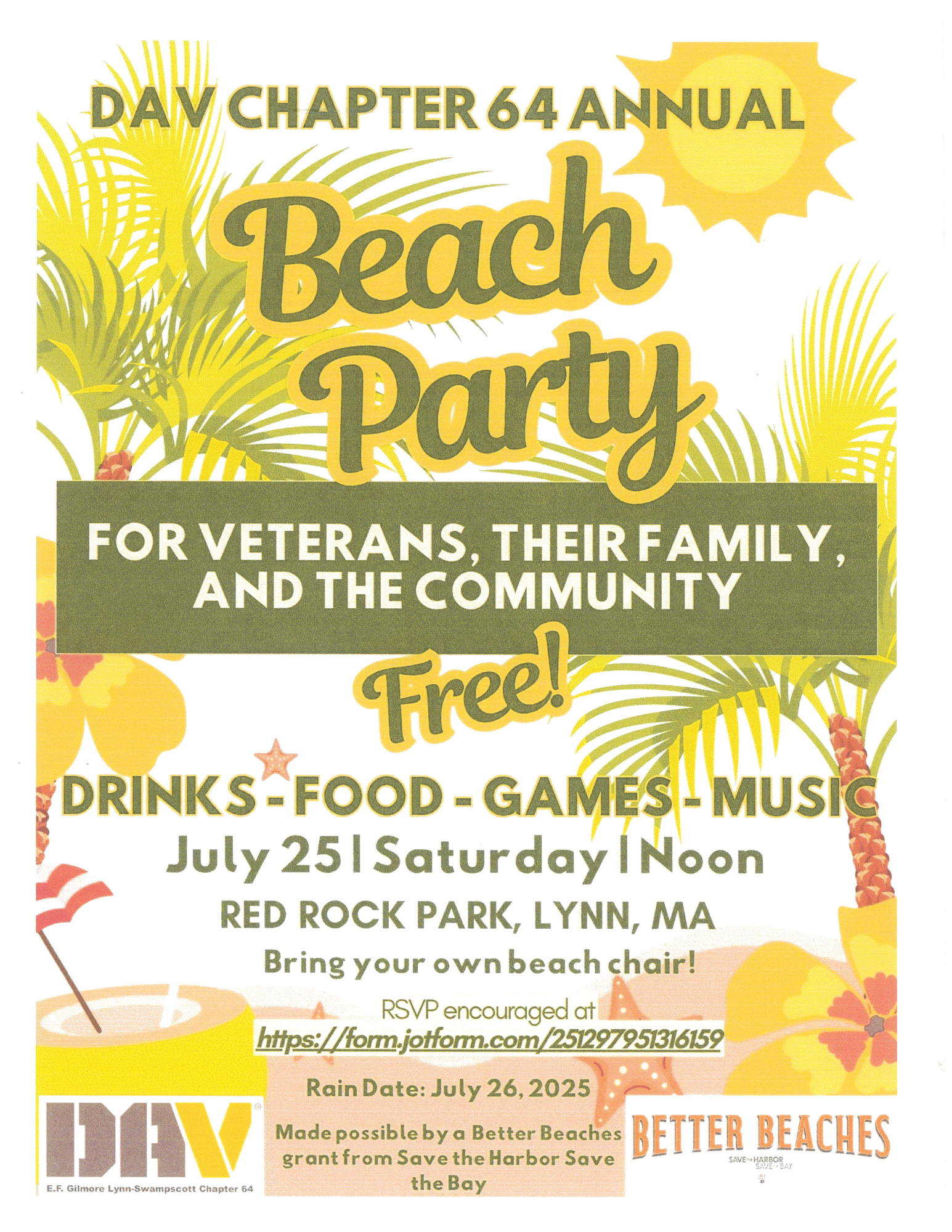 Veterans Beach Party