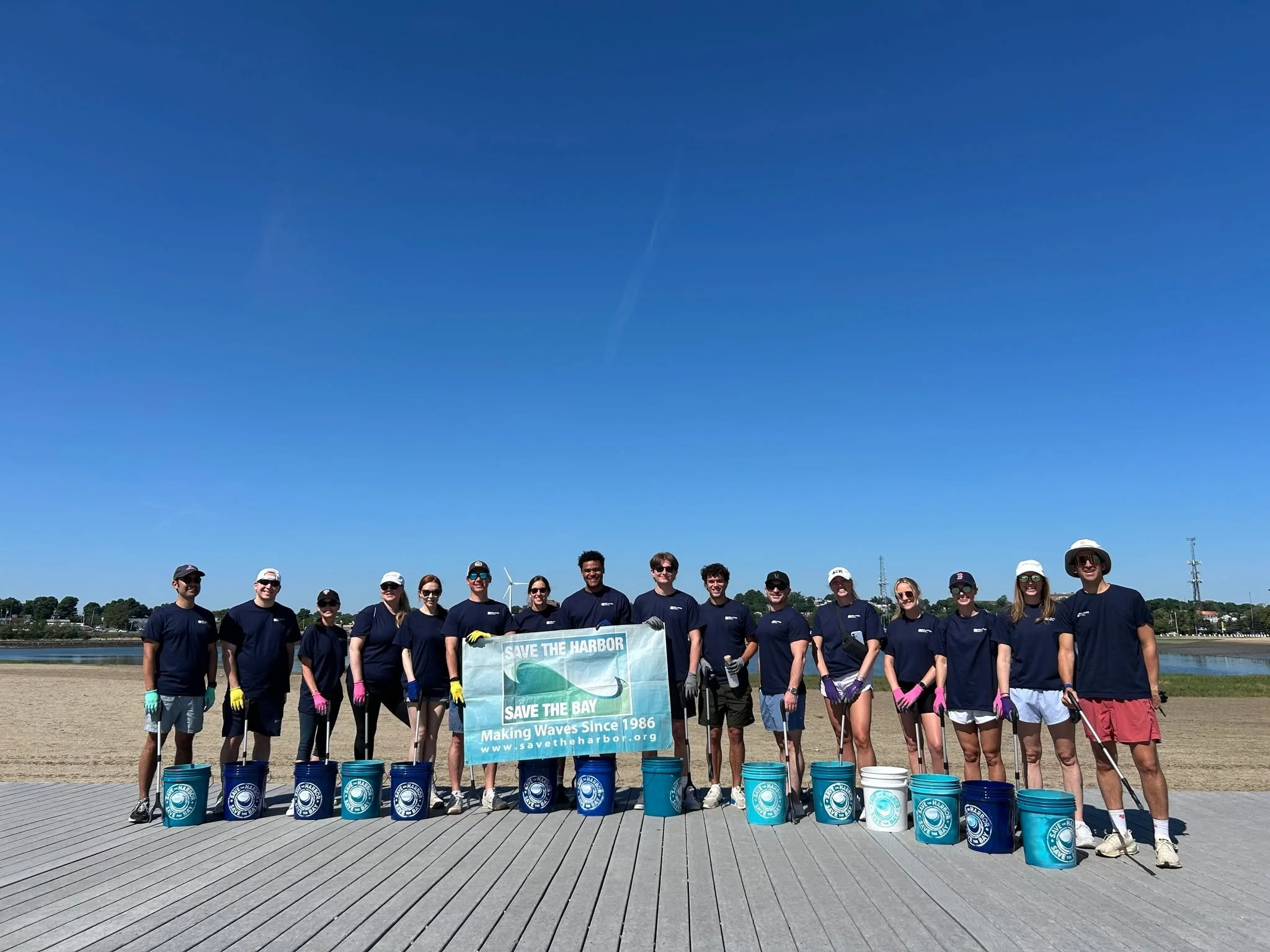 Trash bags filled. Waterfront cleaned. Teamwork in action. 💪🌊

Thank you to @relatedbeal for spending the day giving back to Boston Harbor. 

#SaveTheHarbor #BostonHarbor