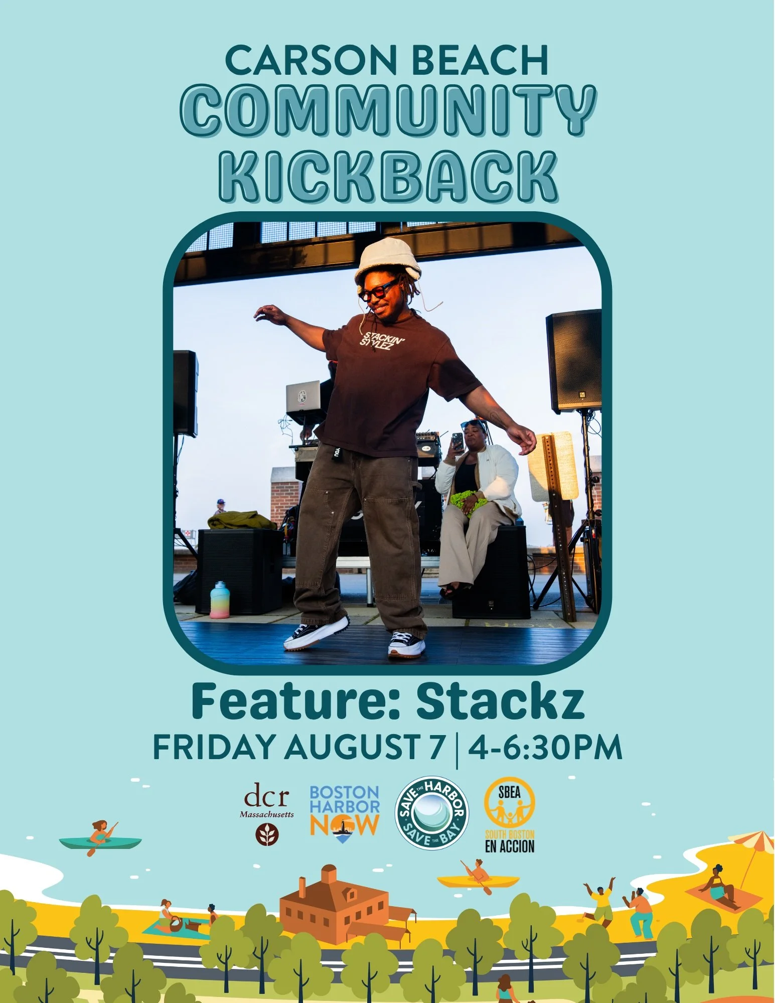 We're giving you a sneak peek at what's in store for this year's Carson Beach Community Kickback!

First up: Stackz @_onmystiggity_ , bringing the energy with a performance you won't want to miss. Get ready for an afternoon of music, dancing, and com