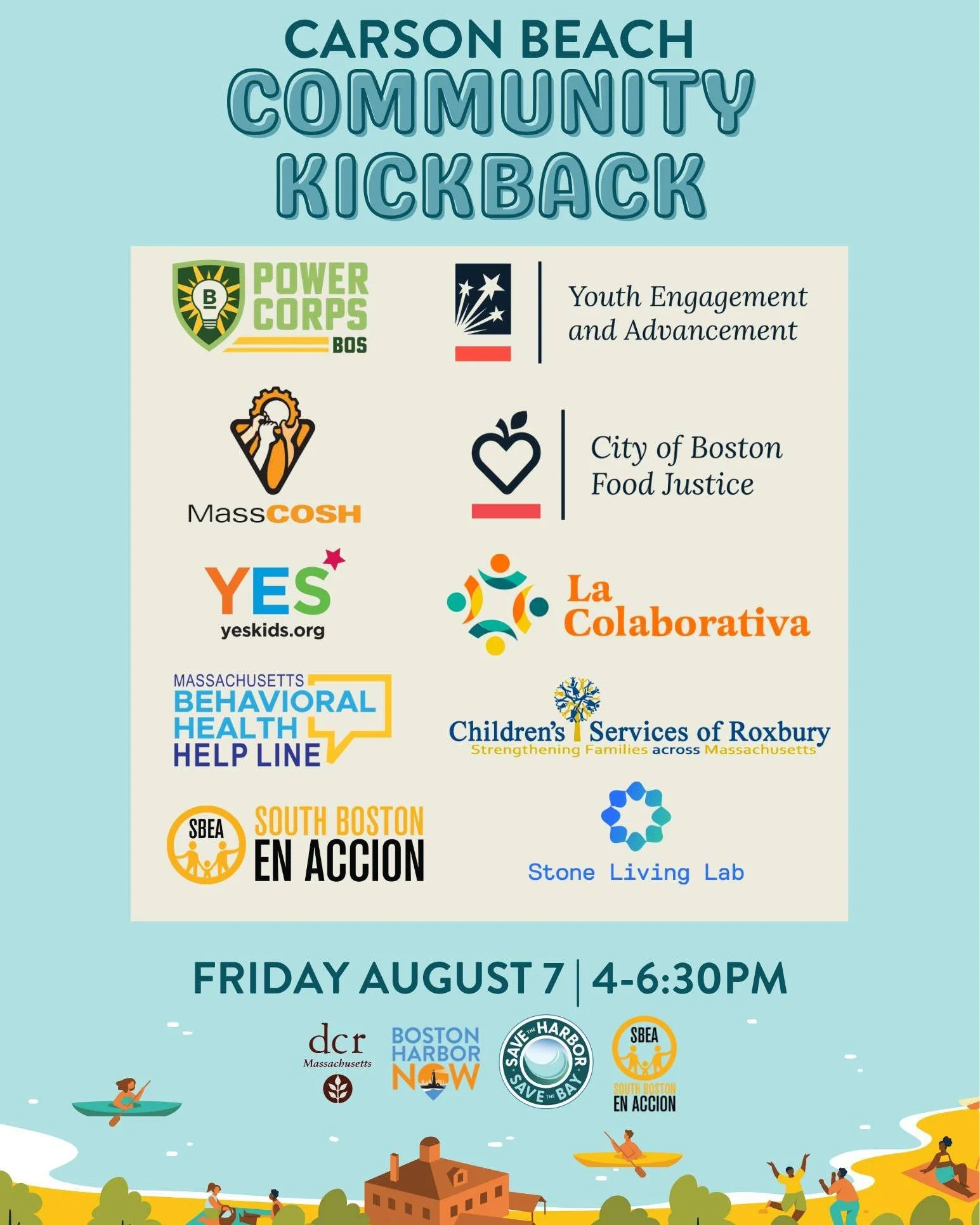 We&rsquo;re so excited to party with you this Friday at the Carson Beach Community Kickback! 🎉🌊

A huge thank you to all of the incredible community organizations joining us and helping make this celebration possible. We&rsquo;re grateful for the w